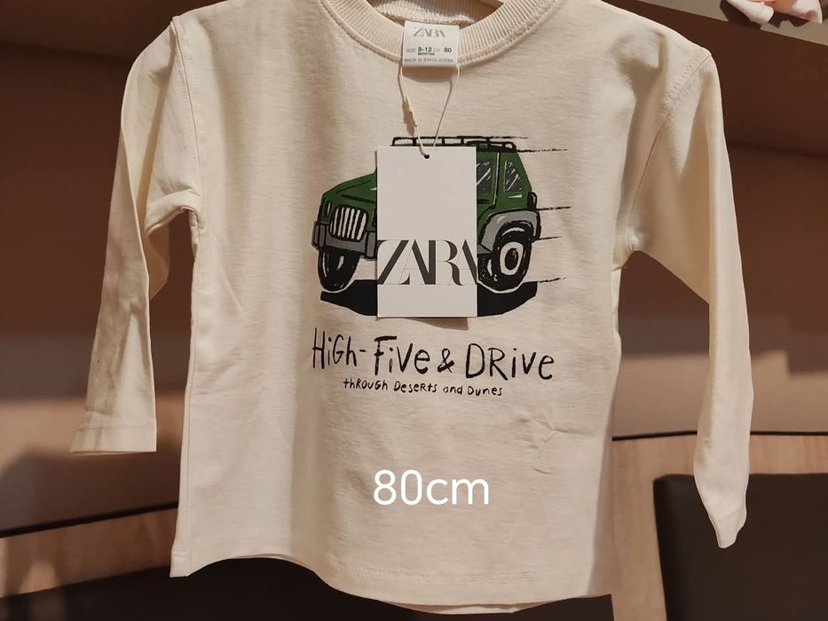 Lot bluzițe Zara 80cm