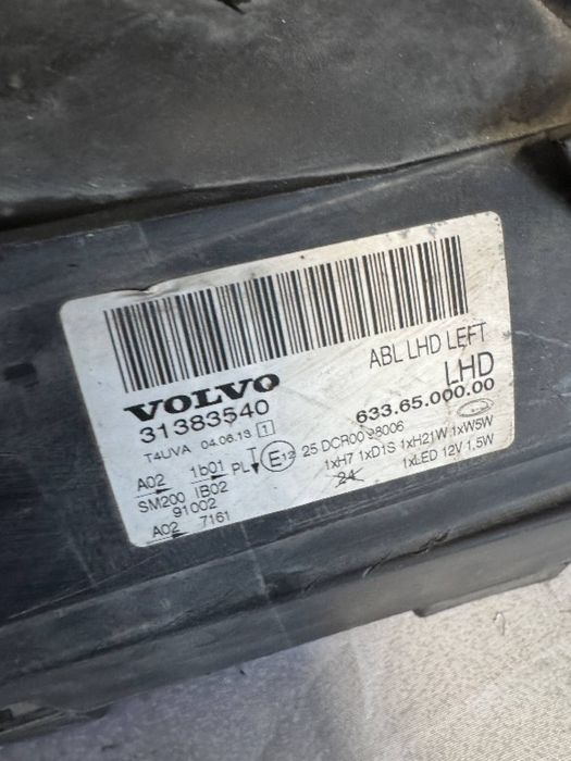 Far stanga Volvo XC70 V70 S80 XENON 2008/2009/2010/2011/2012/2013