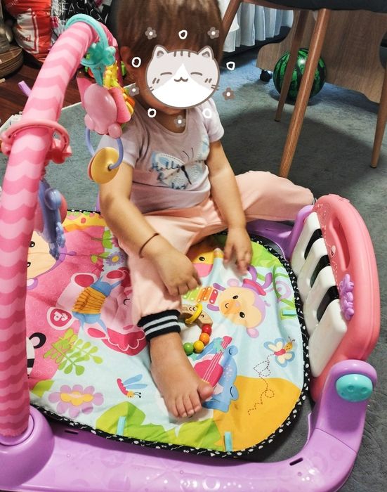 Забавна, образователна, музикална бебешка гимнастика Fisher Price