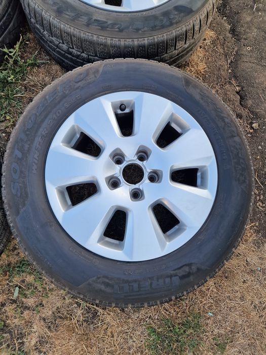 5x112 16 цола оригинални джанти AUDI A6 със зимни гуми 225/60R16
