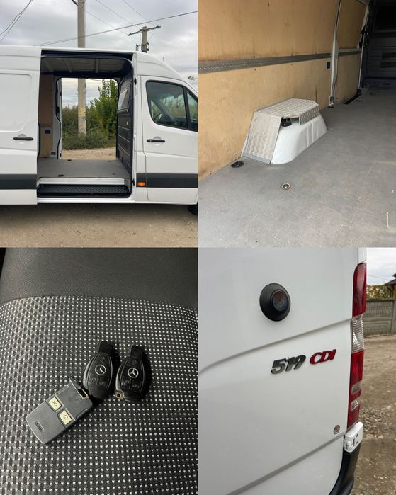 Mercedes Sprinter 519 Lung V6 190 CP E5 3.5T CAT. B CLIMA nerulat RO