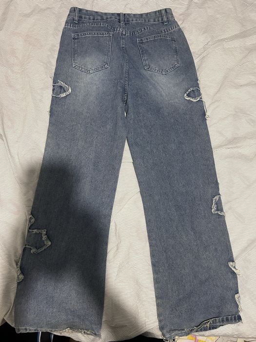 y2k baggy дънки с кръстове