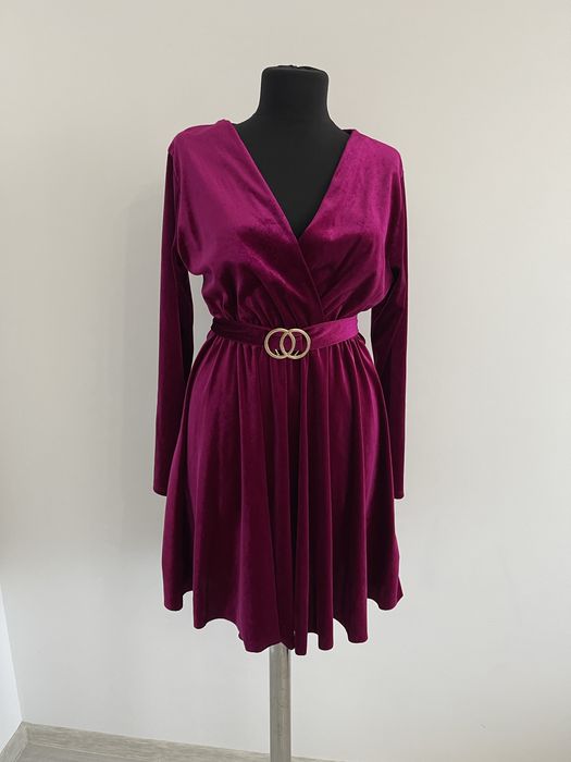 Rochie catifea talie unica