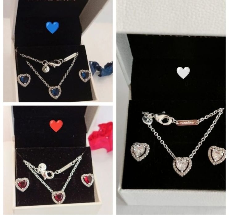 Set Nou Pandora Moments Timeless Inimă argint S925Ale