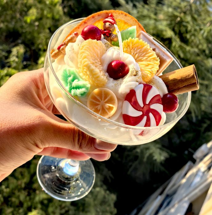Коледни сладки Чаши