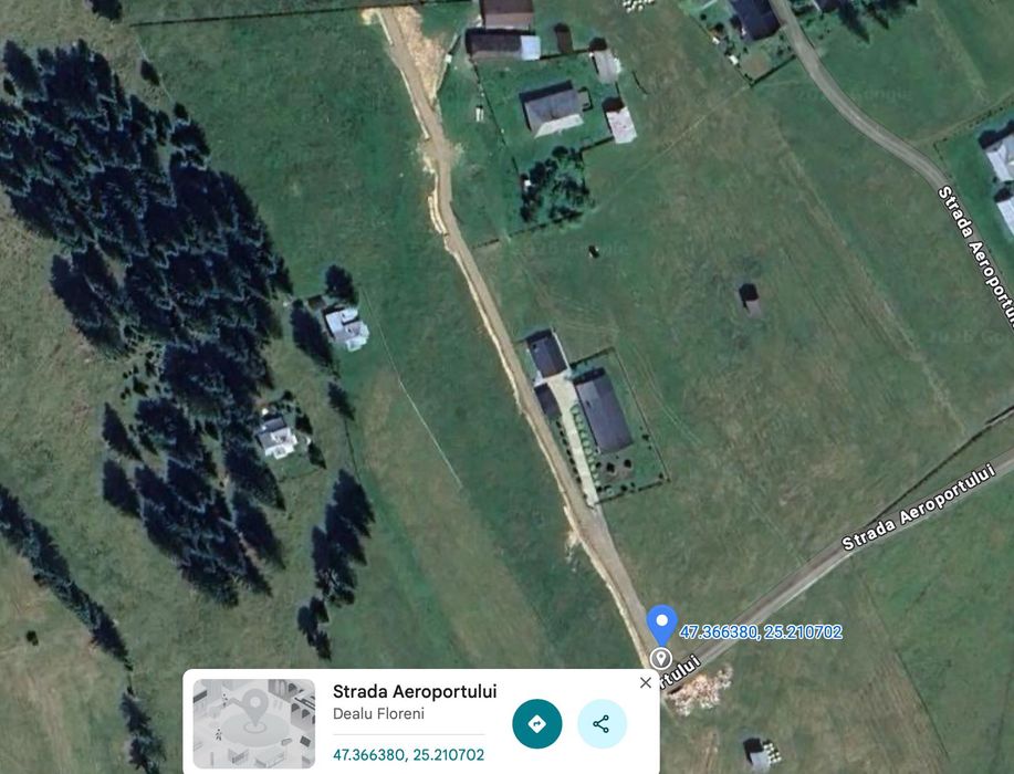 Teren intravilan de vânzare la 10 km de Vatra Dornei