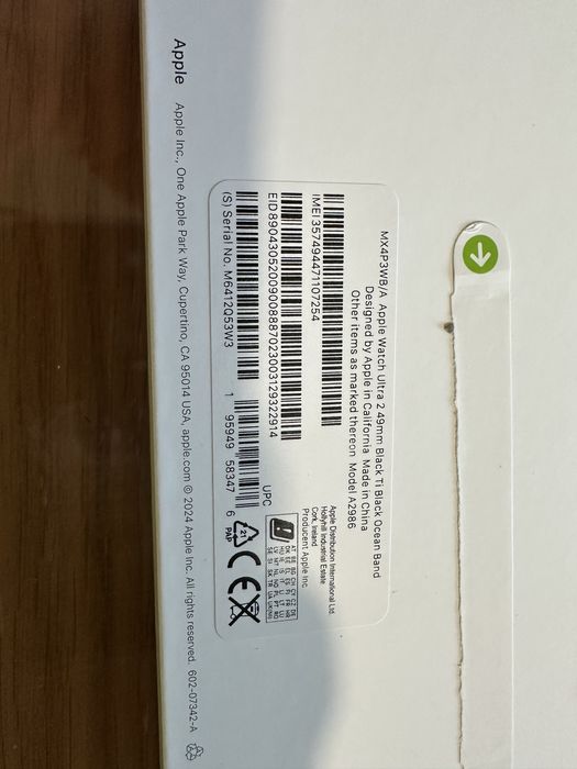 Apple watch ultra 2 100% original