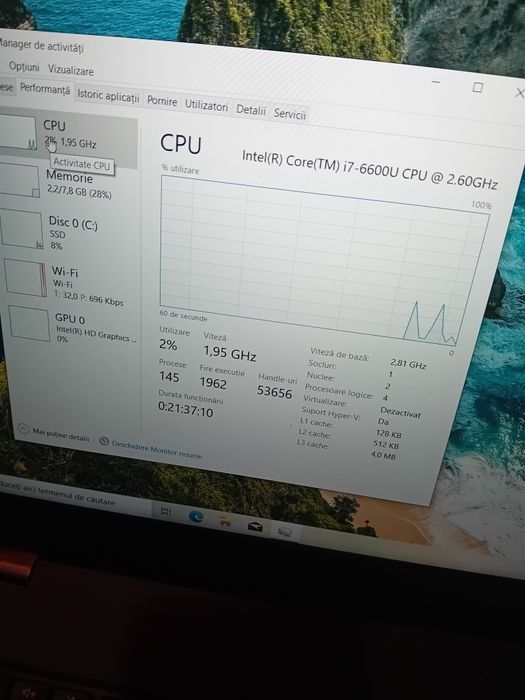 Lenovo Thinkpad T570.i7 gen6,8gb,ssd 1tb