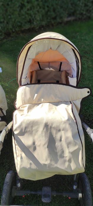 Детска количка Dizain Baby 2in1 Кожа