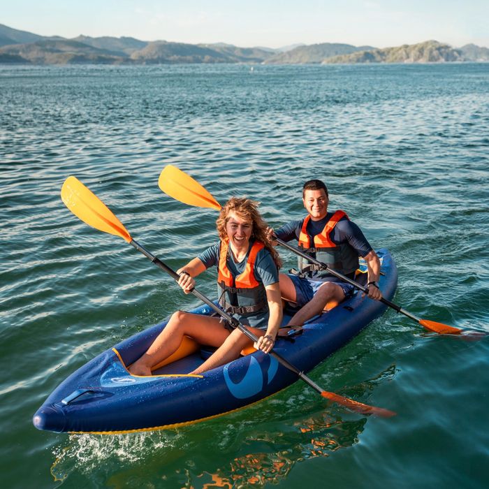 Caiac-canoe gonflabil pentru plimbări 1-2 - produs resigilat Decathlon