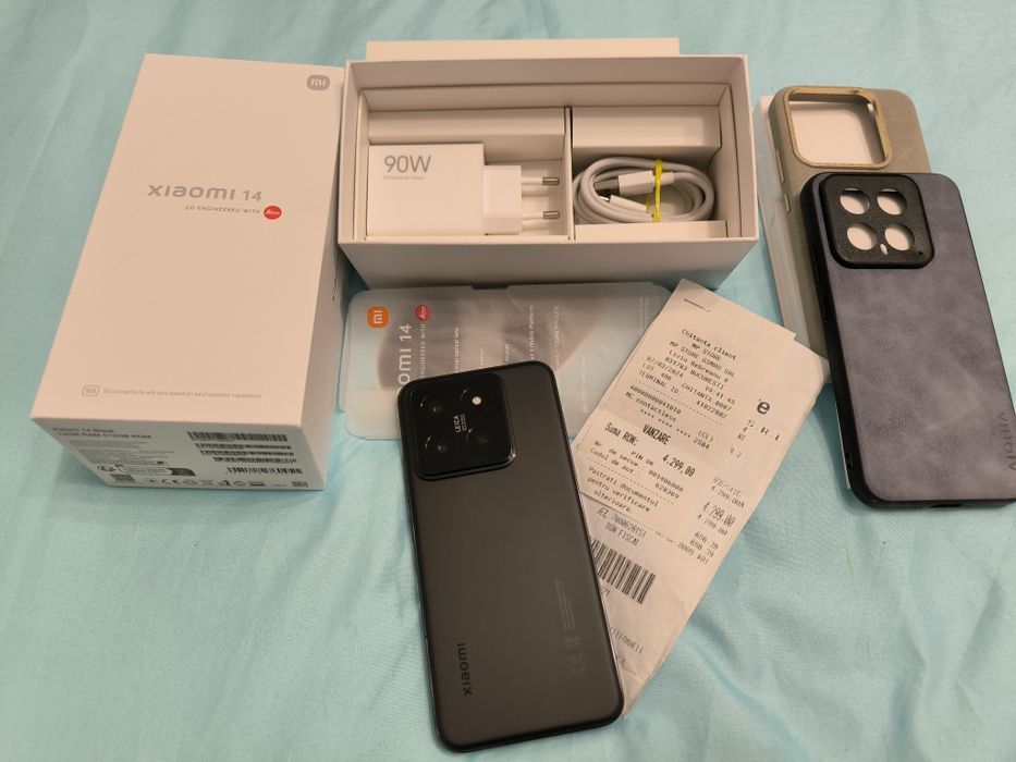 V/S Xiaomi 14 512/12 impecabil în garanție până în martie 2027