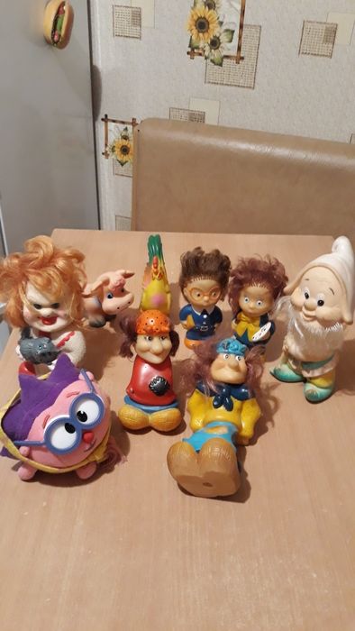 Неваляшка новая, кубики