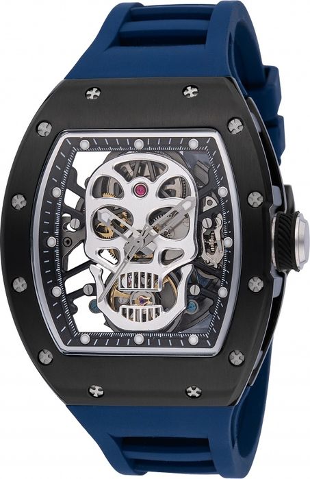 INVICTA Skull Blue automatic 42 mm, Инвикта нов мъжки часовник