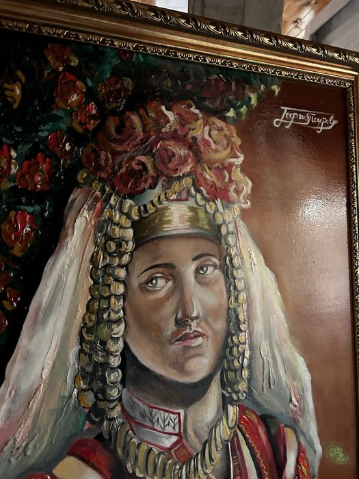 Българка(маслена живопис) 92/72см