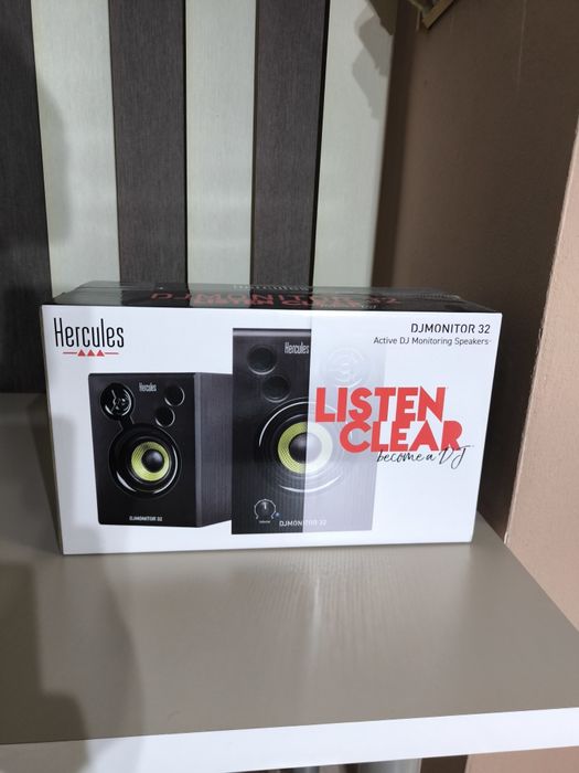 Vând boxe Hercules DJMonitor 32 – ca NOI (folosite 3–4 ore)