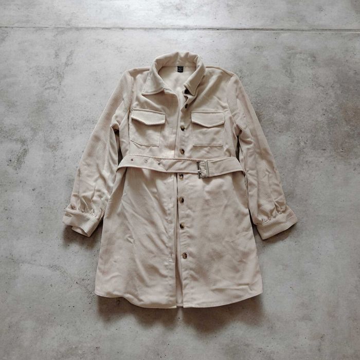 Платье-рубашка вельвет