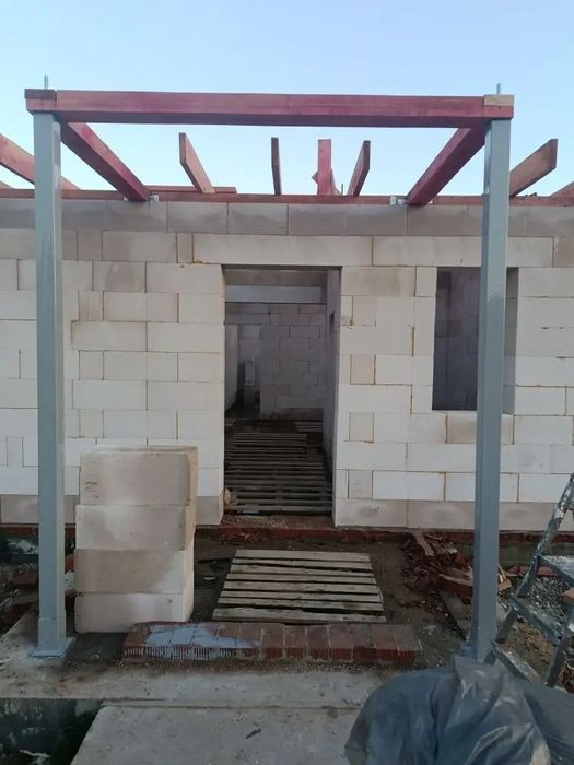 Qurulish ishlari .Beton quyish, g’isht terish ishlarini qilamiz