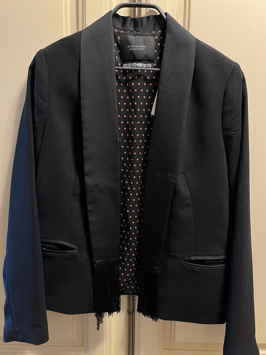 Sacou Scotch&Soda cu franjuri, marimea M