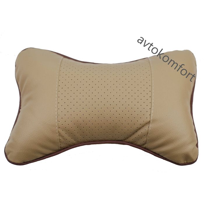 2 Броя Кожени Възглавници Комплект За Подглавници За Автомобил