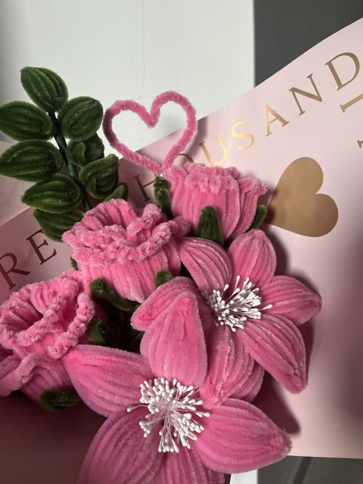 Buchet de flori handmade