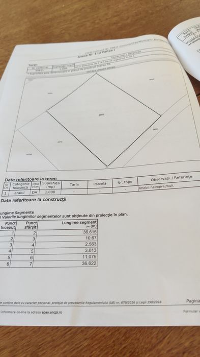 Teren intravilan Dumbrava și Săvinești