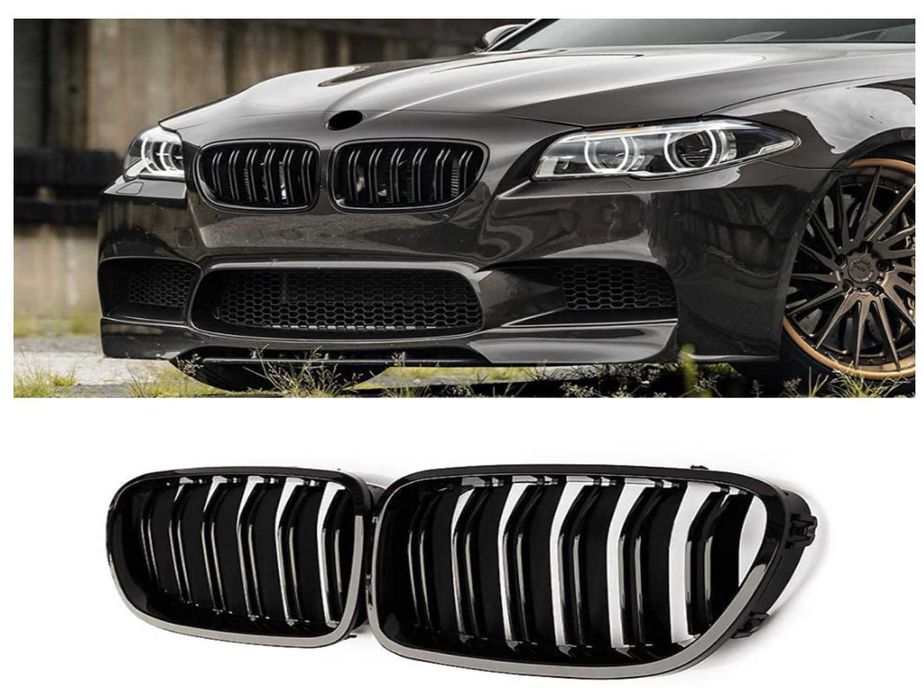 Бъбреци с двойни ребра тип M5 черен лак за BMW серия 5 F10, F11 10-17г