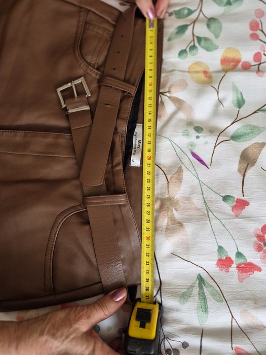 Pantaloni dama,  imitație piele