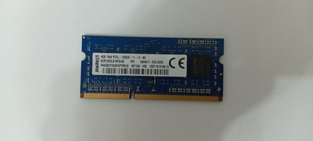 ОЗУ ddr3 для ноутбука 4gb