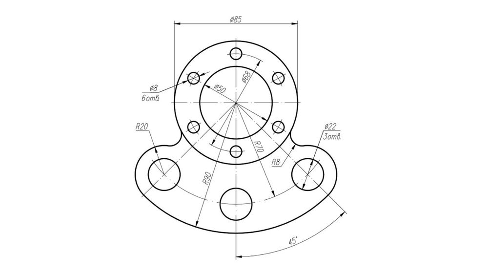 Чертежи в Автокаде / AutoCAD
