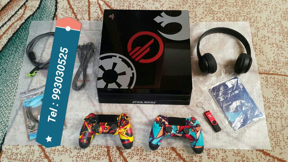 Ps4 PRO. Exclusive STAR.WARS { 4K } HDR { 9.00 } 1.TB + 20 Top Games.