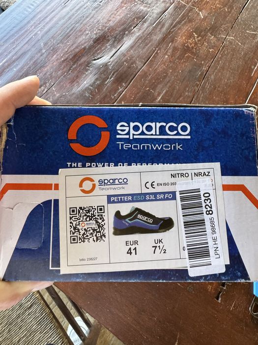 Incaltaminte de protectie Sparco Nitro , marimea 41 , NOU
