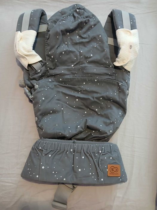 Ергономична раница KinderKraft - Huggy, звездички