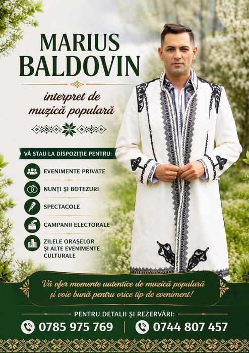 Solist pentru evenimentele dumneavoastră