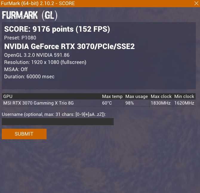 Видео карта MSI GeForce RTX 3070 GAMING X TRIO 8GB