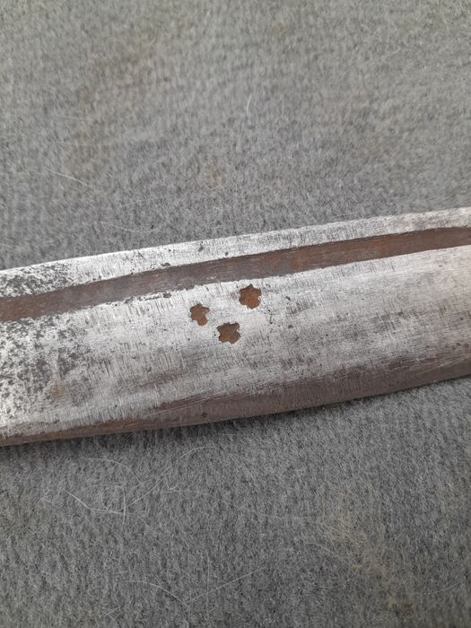 28см ОБЩА ДЪЛЖИНА.Стар автентичен нож от  Кръстьо Ножаров