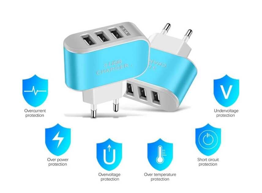 Incarcator 3 USD Port, 3.1 A