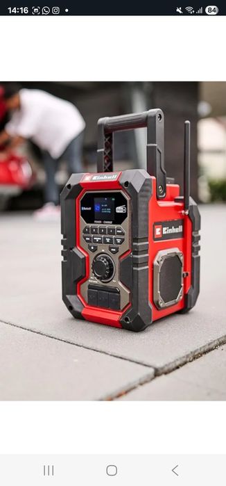 Radio de șantier cu Bluetooth si alte functii Einhell 
Einhell Bat