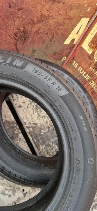 2 Anvelope Michelin noi 195 65 R16 de vara . Dot 2022
