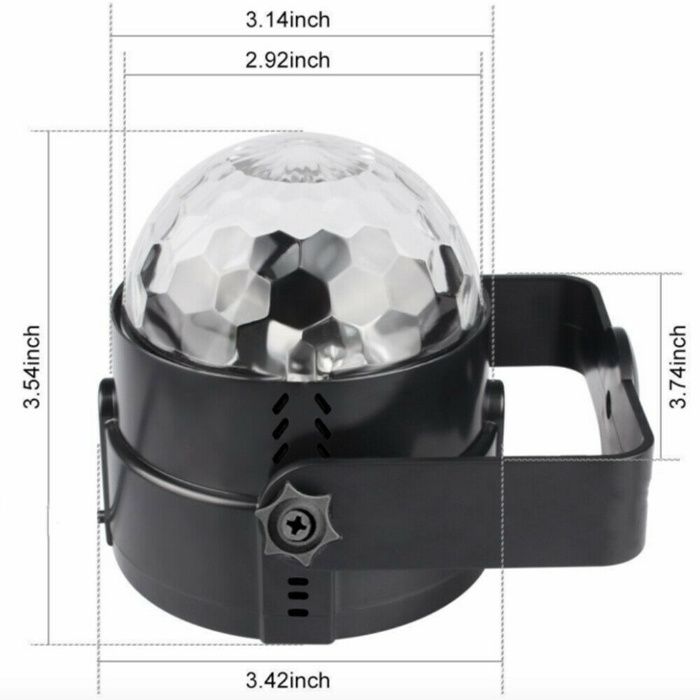 Proiector Metalic Laser Lumini Miscatoare Telecomanda zile nastere Nou