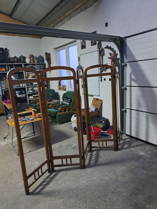 Paravan despartitor articulat lemn foarte vechi