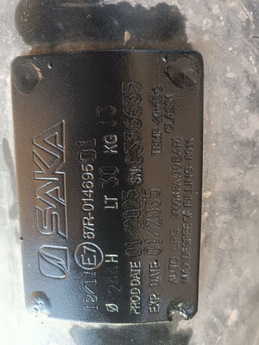 Propan gaz balon 30-40 litrlik