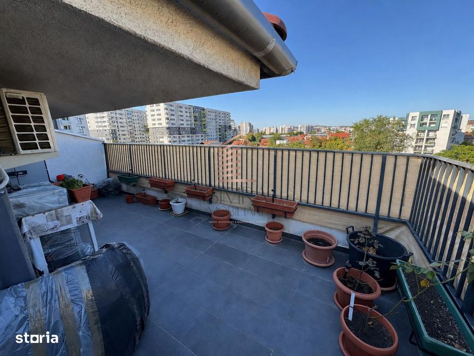 Apartament cu 2 camere si terasa, zona Decebal