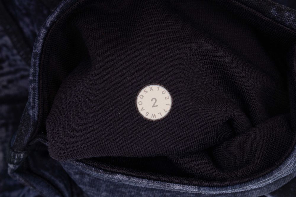 Lululemon Wunder оригинален дамски клин син камофлаж висока талия XS