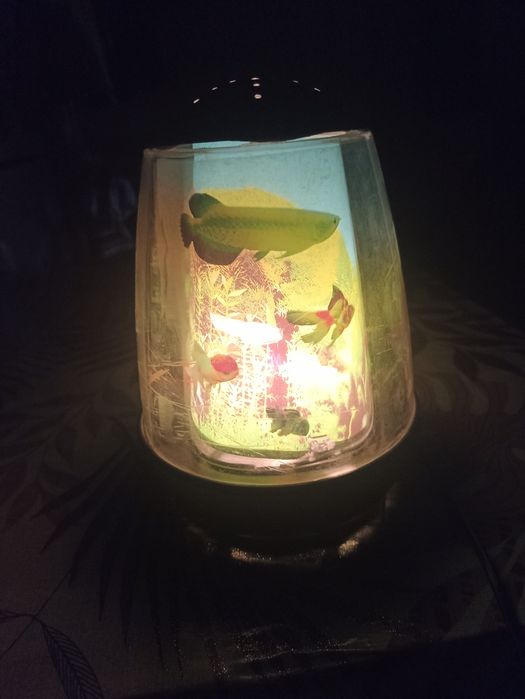 Продам светильник  аквариум рыбки