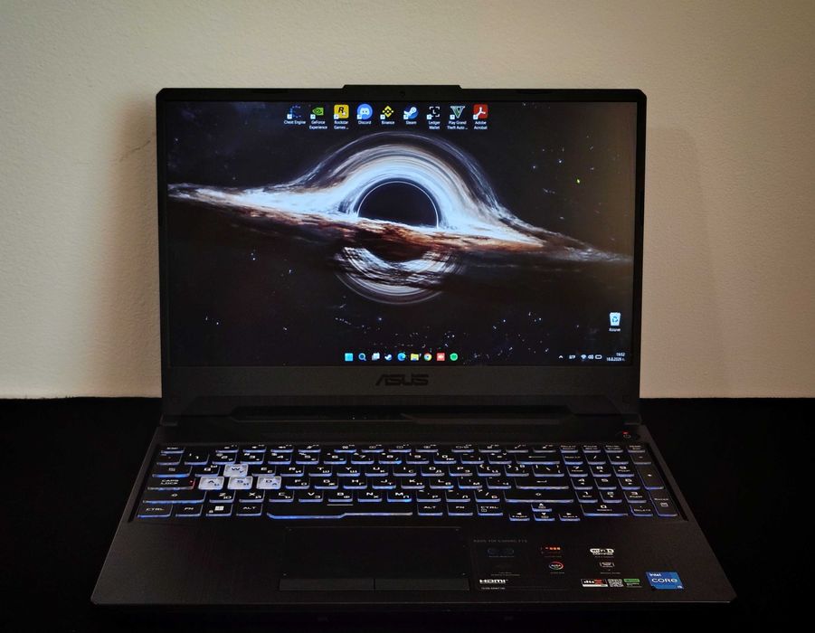 ASUS TUF Gaming F15 – i5-11400H / RTX 2050 / 144Hz + Gaming Bundle