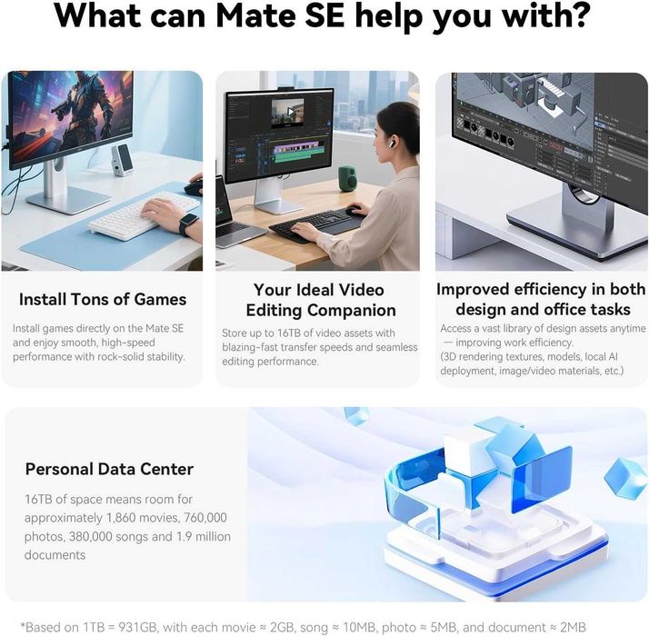 Док станция Beelink Mate SE-A ​​для Мини Пк Серии SER8 и SER9 и других