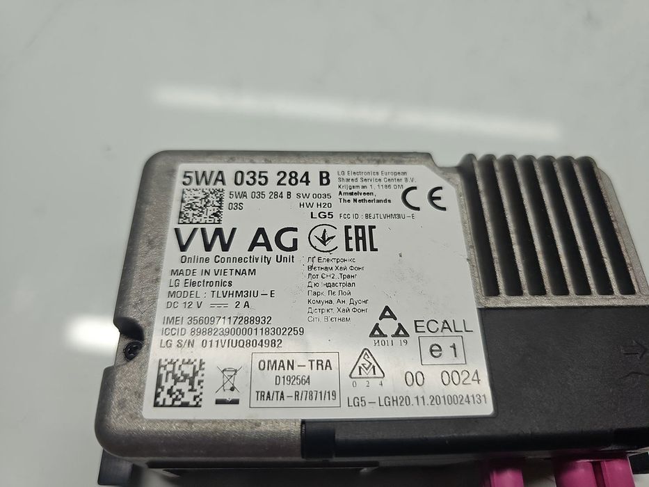 Modul confort Volkswagen Passat B8 (3G2) [Fabr 2015-prezent] 5WA03528