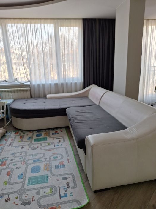 Диван/спа гарнитура с десен подлакътник с ф-я за сън и ракла