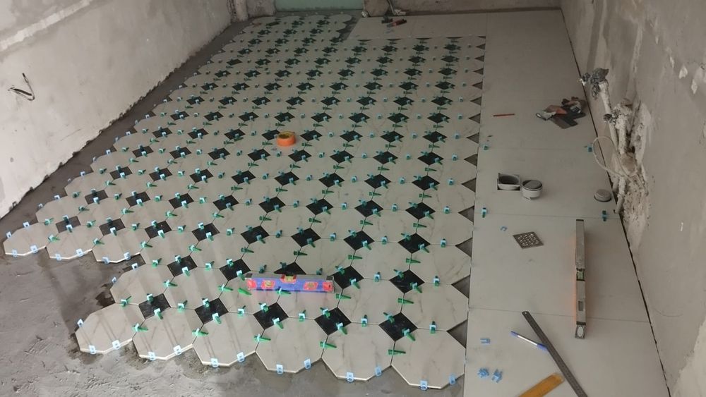 Укладка кафеля керама