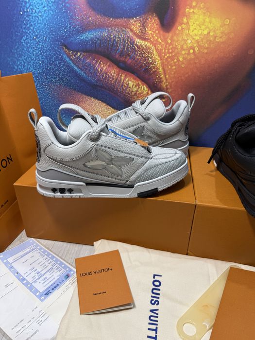 Adidasi Louis Vuitton Skate piele naturala Full Box colectie noua